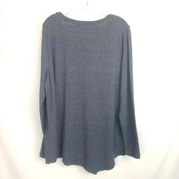 Soft Surroundings Simply Elegant Sweater Gray XL - Picture 4 of 4